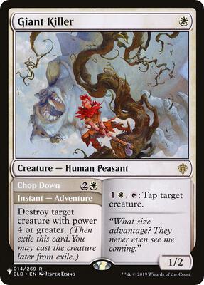 Giant Killer card from The List Reprints