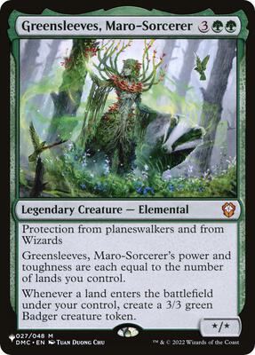 Greensleeves, Maro-Sorcerer card from The List Reprints