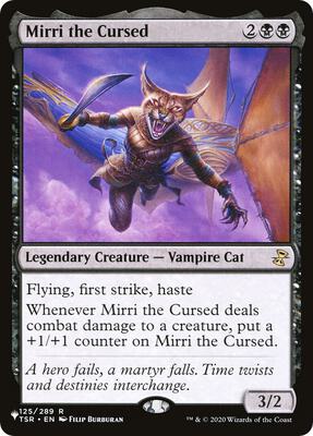 Mirri the Cursed card from The List Reprints