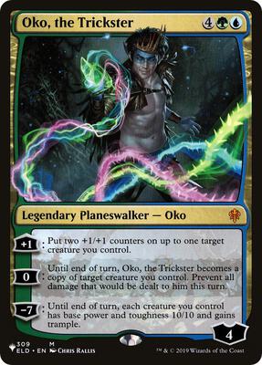 Oko, the Trickster card from The List Reprints