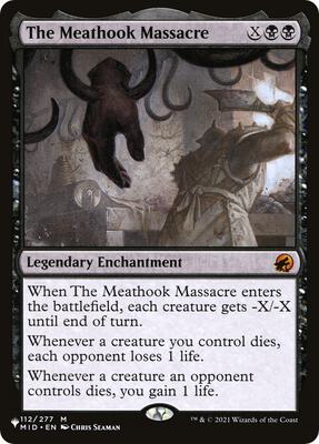 The Meathook Massacre card from The List Reprints