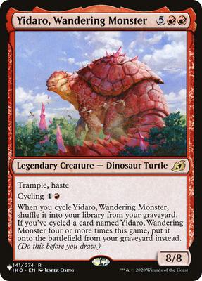 Yidaro, Wandering Monster card from The List Reprints