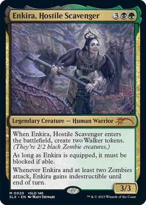 Enkira, Hostile Scavenger card from SLX Cards