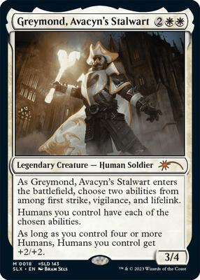 Greymond, Avacyn's Stalwart card from SLX Cards