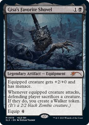 Gisa's Favorite Shovel card from SLX Cards