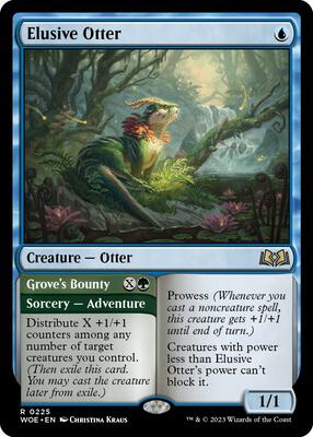 Elusive Otter card from Wilds of Eldraine
