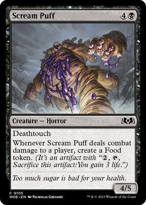 Scream Puff card from Wilds of Eldraine