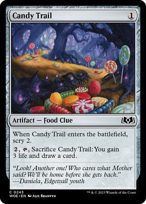 Candy Trail card from Wilds of Eldraine