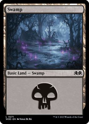 Swamp (0271) card from Wilds of Eldraine