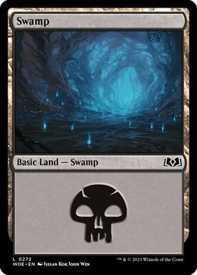 Swamp (0272) card from Wilds of Eldraine