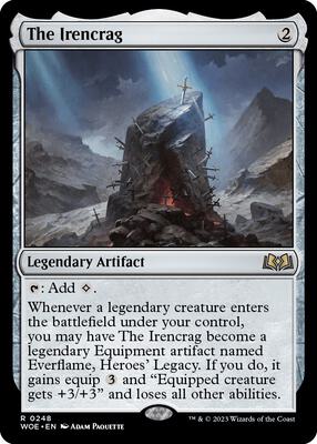 The Irencrag card from Wilds of Eldraine