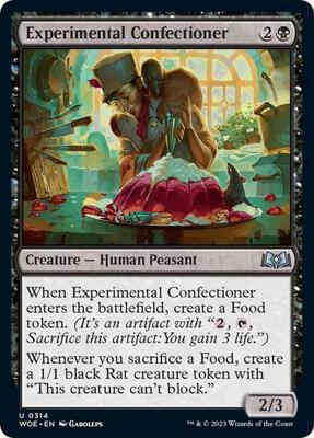 Experimental Confectioner card from Wilds of Eldraine