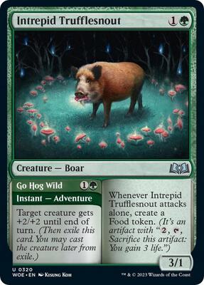 Intrepid Trufflesnout card from Wilds of Eldraine