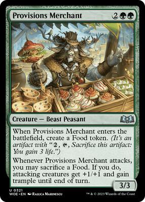 Provisions Merchant card from Wilds of Eldraine