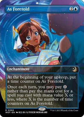 As Foretold (Anime Borderless) card from Wilds of Eldraine: Enchanting Tales
