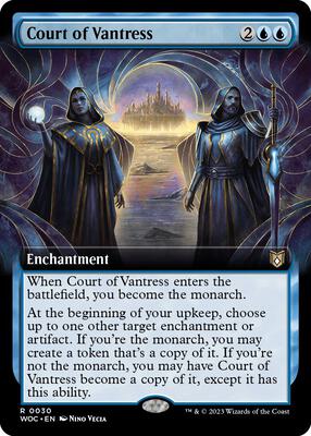 Court of Vantress (Extended Art) card from Commander: Wilds of Eldraine
