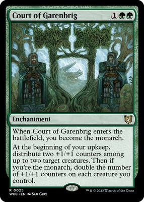 Court of Garenbrig card from Commander: Wilds of Eldraine