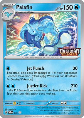 Palafin - 036 (Prerelease) card from SV: Scarlet & Violet Promo Cards