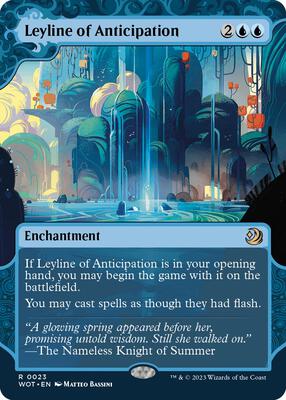 Leyline of Anticipation card from Wilds of Eldraine: Enchanting Tales