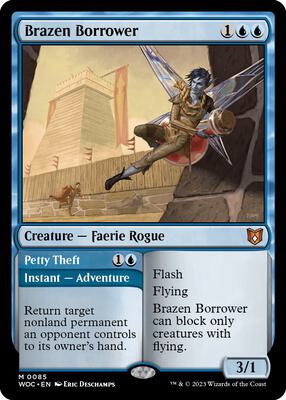 Brazen Borrower card from Commander: Wilds of Eldraine