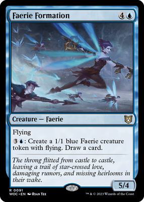 Faerie Formation card from Commander: Wilds of Eldraine