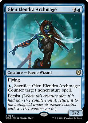 Glen Elendra Archmage card from Commander: Wilds of Eldraine