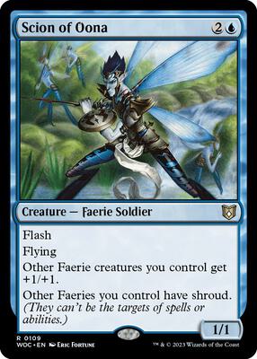 Scion of Oona card from Commander: Wilds of Eldraine