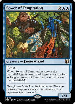 Sower of Temptation card from Commander: Wilds of Eldraine