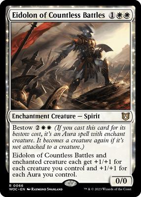 Eidolon of Countless Battles card from Commander: Wilds of Eldraine