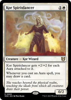 Kor Spiritdancer card from Commander: Wilds of Eldraine