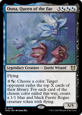 Oona, Queen of the Fae card from Commander: Wilds of Eldraine