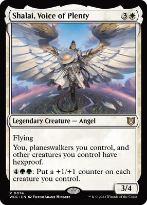 Shalai, Voice of Plenty card from Commander: Wilds of Eldraine