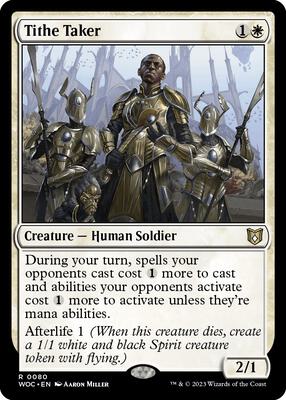 Tithe Taker card from Commander: Wilds of Eldraine
