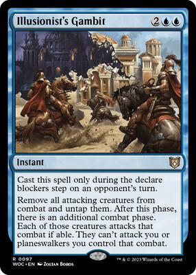 Illusionist's Gambit card from Commander: Wilds of Eldraine