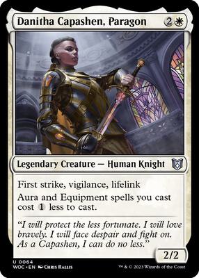 Danitha Capashen, Paragon card from Commander: Wilds of Eldraine