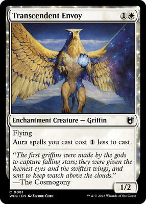 Transcendent Envoy card from Commander: Wilds of Eldraine