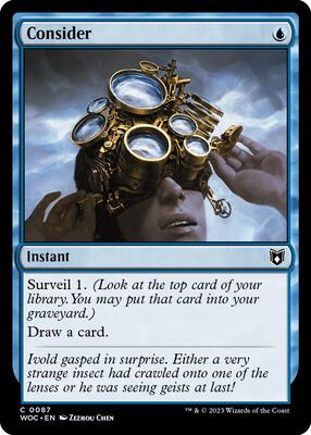 Consider card from Commander: Wilds of Eldraine