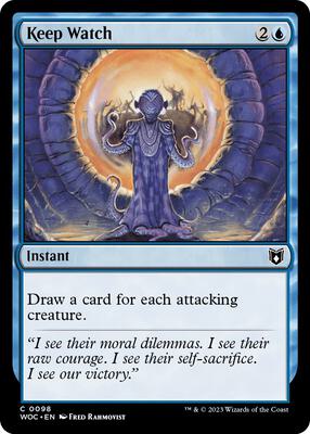 Keep Watch card from Commander: Wilds of Eldraine