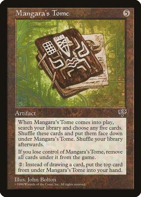 Mangara's Tome card from Mirage