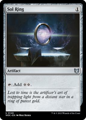 Sol Ring card from Commander: Wilds of Eldraine