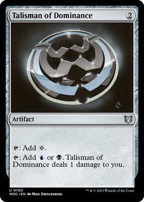 Talisman of Dominance card from Commander: Wilds of Eldraine