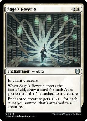 Sage's Reverie card from Commander: Wilds of Eldraine