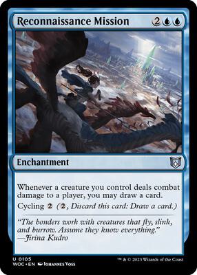 Reconnaissance Mission card from Commander: Wilds of Eldraine