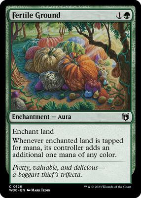 Fertile Ground card from Commander: Wilds of Eldraine