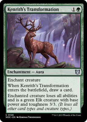 Kenrith's Transformation card from Commander: Wilds of Eldraine