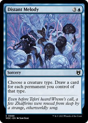 Distant Melody card from Commander: Wilds of Eldraine