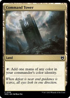 Command Tower card from Commander: Wilds of Eldraine