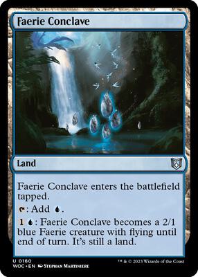 Faerie Conclave card from Commander: Wilds of Eldraine
