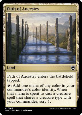 Path of Ancestry card from Commander: Wilds of Eldraine