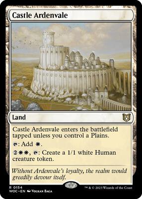 Castle Ardenvale card from Commander: Wilds of Eldraine